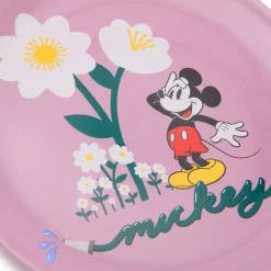 Assiette Mickey à fleurs