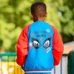 Blouson Spider-Man style universitaire pour enfants