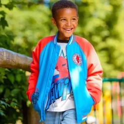 Blouson Spider-Man style universitaire pour enfants