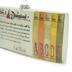 Carnet de tickets pour Disneyland décoratif Disneyland Resort 70th Anniversary