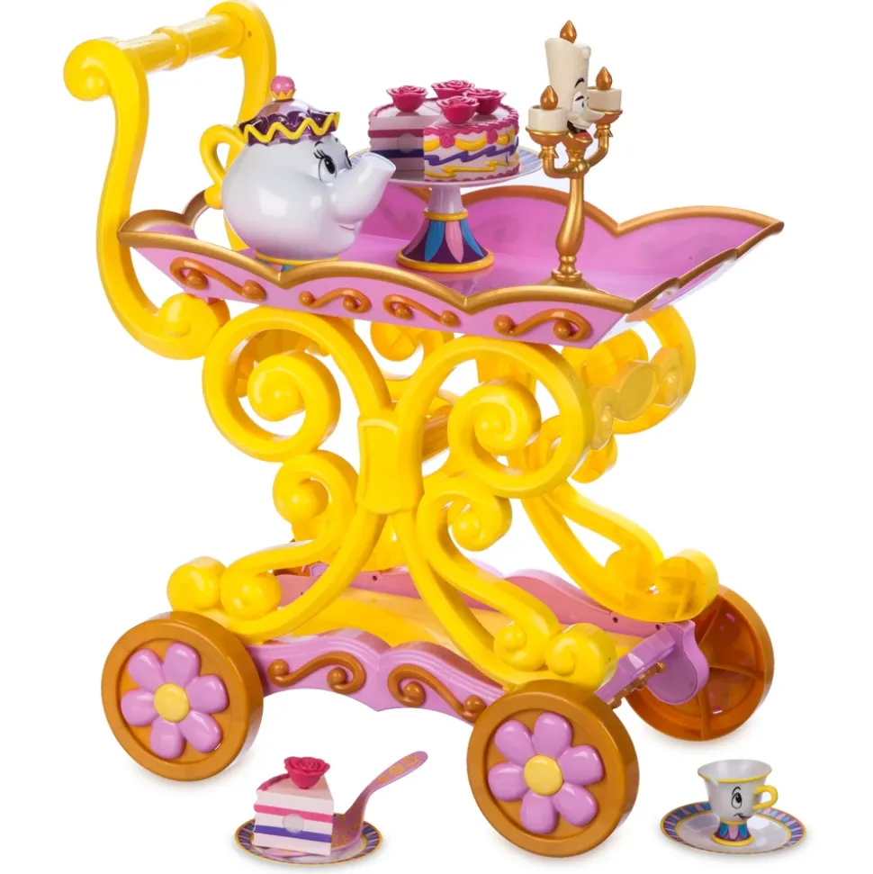 Chariot à thé Belle qui chante "Be our guest", La Belle et la Bête