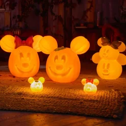 Citrouille lumineuse Mickey et Minnie