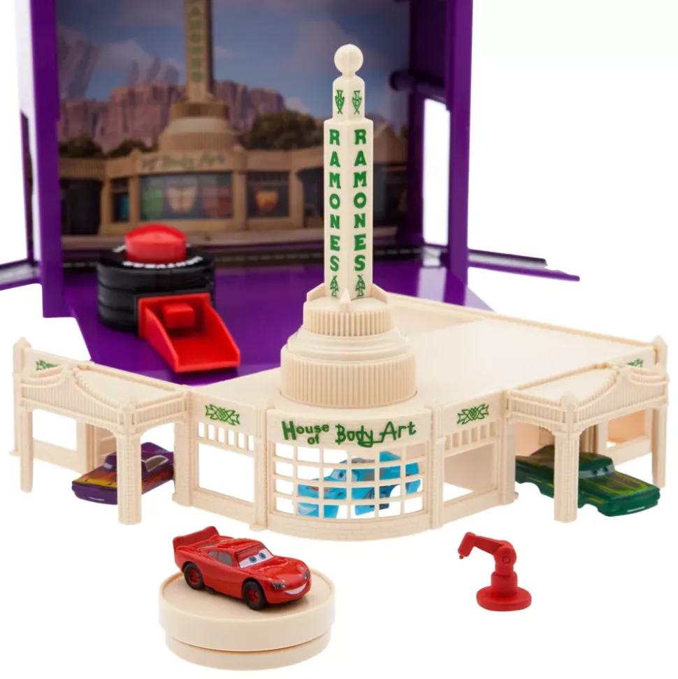 Coffret de jeu transportable l'Atelier de Romane, Disney Pixar Cars
