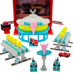 Coffret de jeu transportable Flo's V8 Café, Disney Pixar Cars
