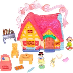 Coffret de mini figurines Chaumière de Blanche Neige Once Upon a Story, Blanche Neige et les Sept Nains