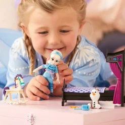 Coffret mini poupée Elsa Once Upon a Story, La Reine des Neiges