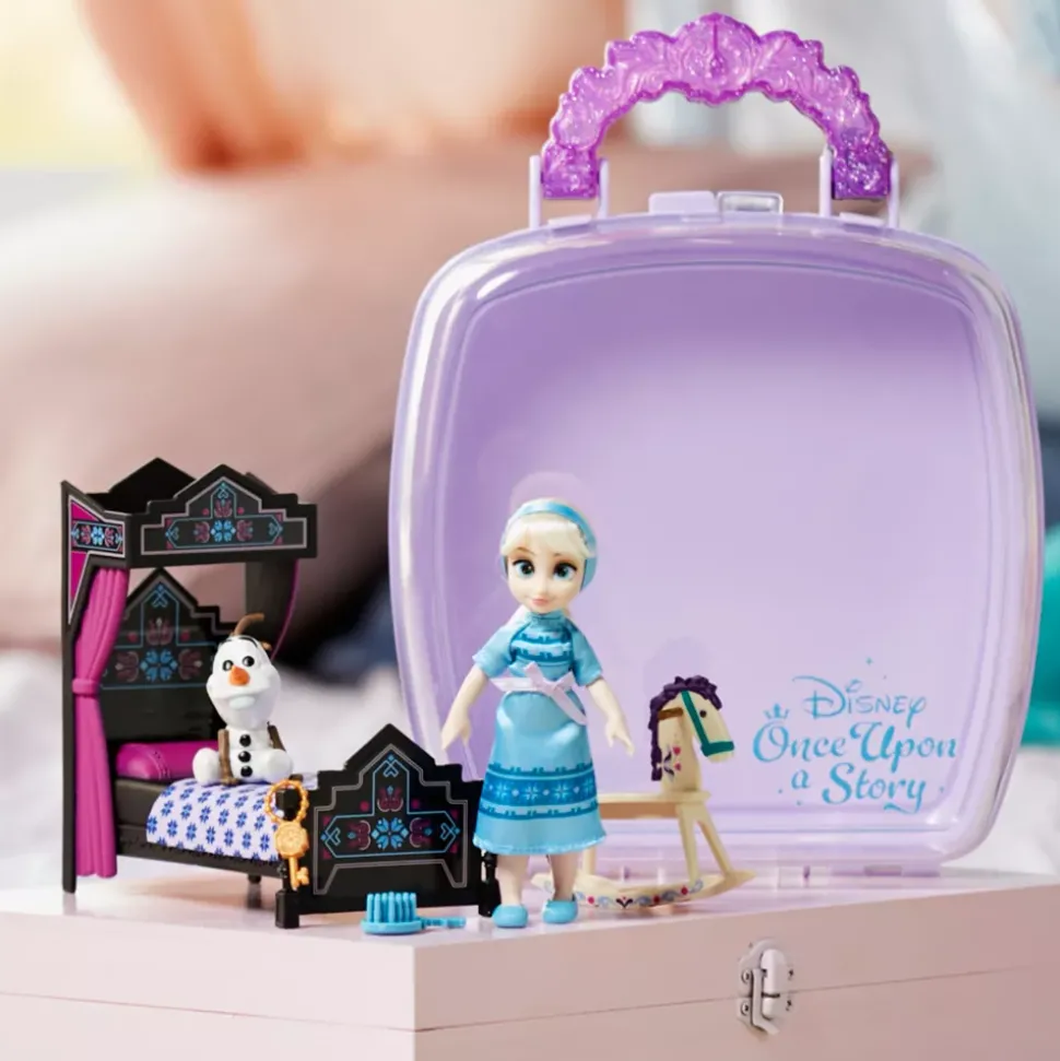 Coffret mini poupée Elsa Once Upon a Story, La Reine des Neiges
