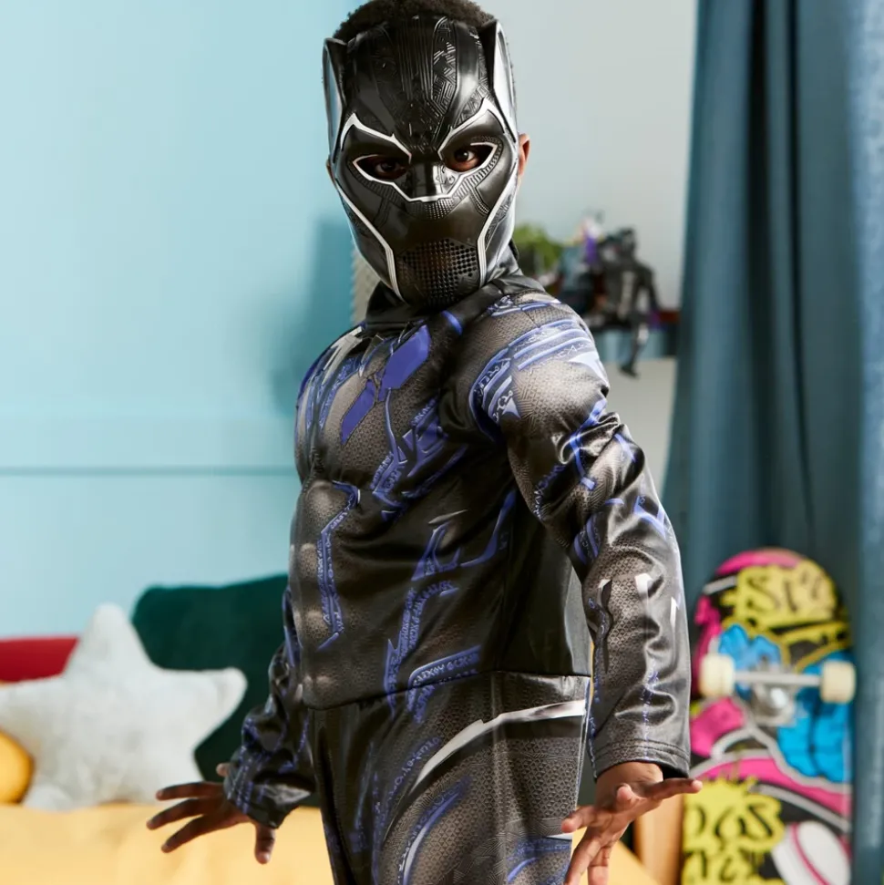 Déguisement lumineux Black Panther pour enfants
