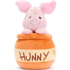 Disney Store Japon Peluche Porcinet dans un pot de miel de taille moyenne, Winnie l'Ourson, 25 cm