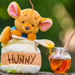 Disney Store Japon Peluche Petit Gourou dans un pot de miel de taille moyenne, Winnie l'Ourson, 19 cm