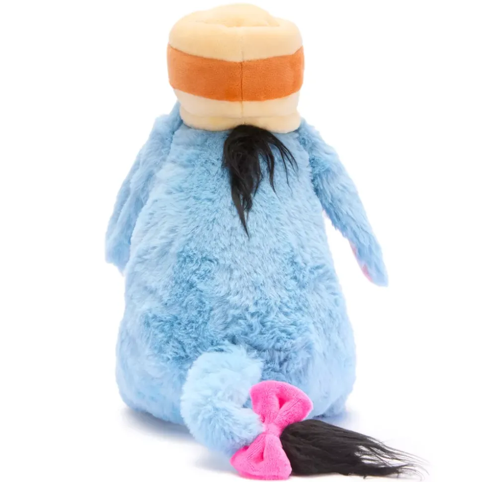 Disney Store Japon Peluche Bourriquet avec pot de miel sur la tête de taille moyenne, Winnie l'Ourson, 29 cm
