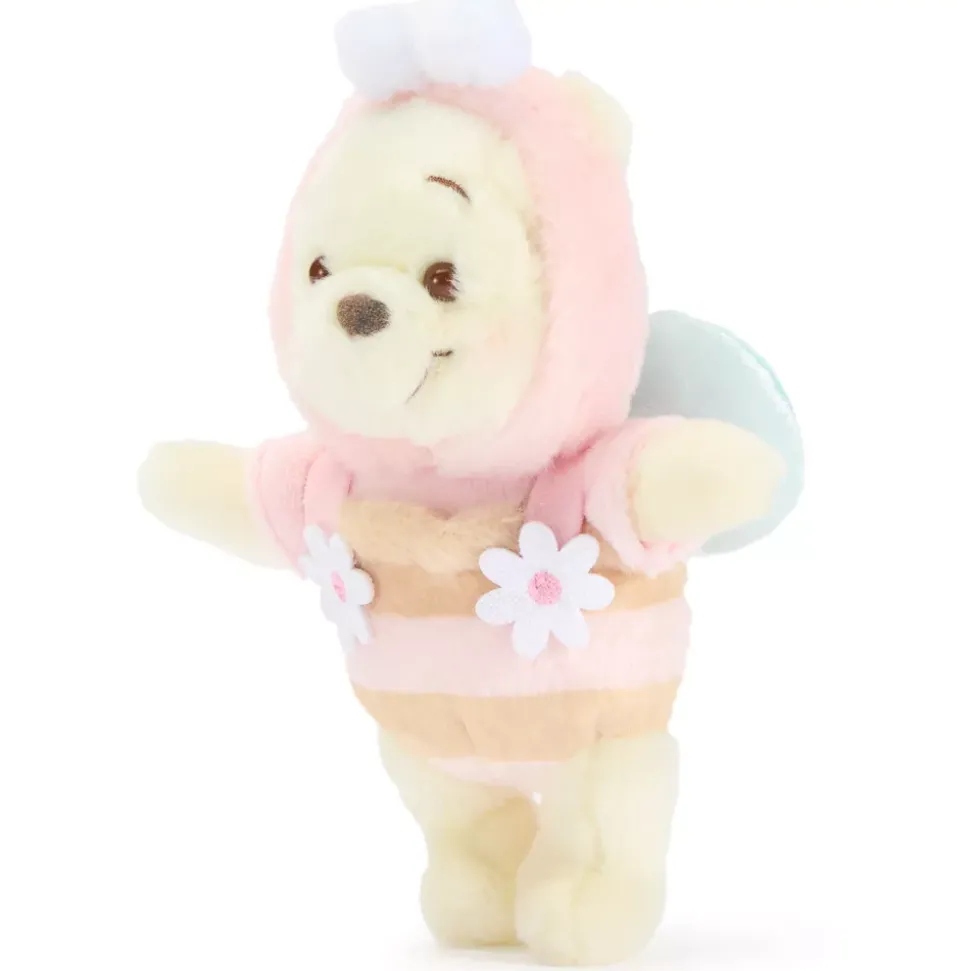 Disney Store Japon Porte-clés petite peluche Winnie l'Ourson en abeille, 18 cm