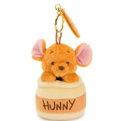 Disney Store Japon Porte-clés petite peluche Petit Gourou dans un pot de miel, Winnie l'Ourson, 14 cm