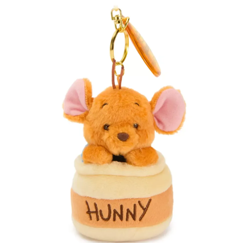 Disney Store Japon Porte-clés petite peluche Petit Gourou dans un pot de miel, Winnie l'Ourson, 14 cm