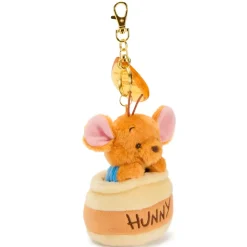 Disney Store Japon Porte-clés petite peluche Petit Gourou dans un pot de miel, Winnie l'Ourson, 14 cm
