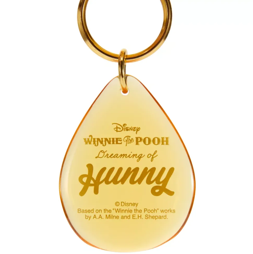 Disney Store Japon Porte-clés petite peluche Winnie l'Ourson avec pot de miel, 18 cm