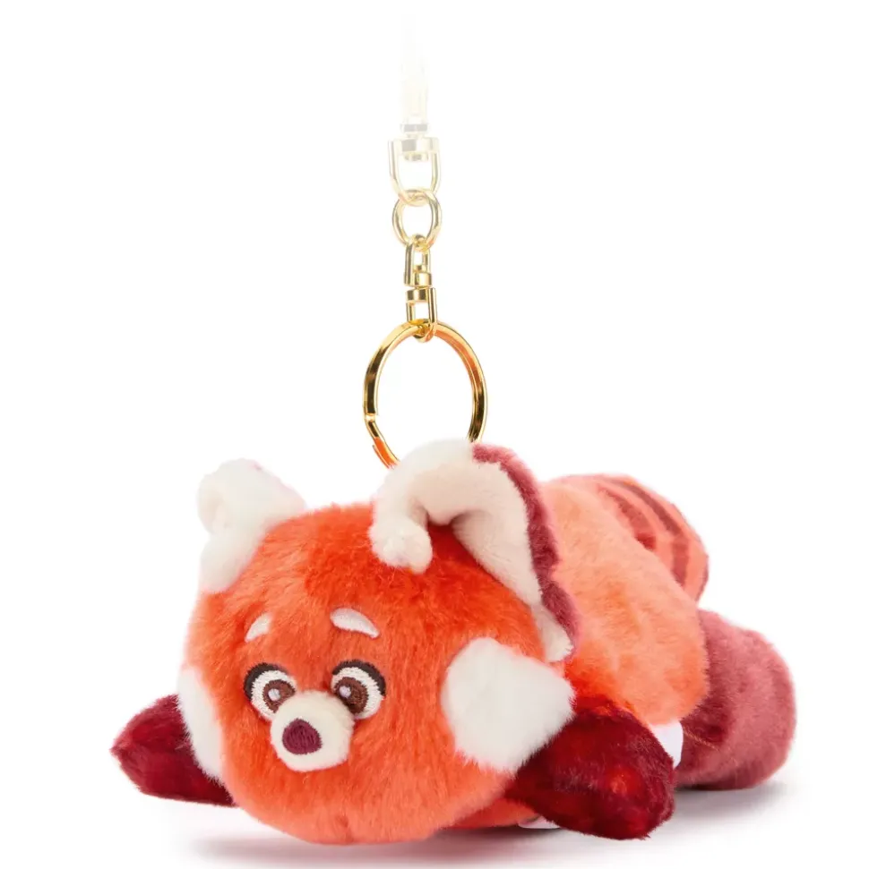 Disney Store Japon Porte-clés petite peluche Mei Lee en panda roux, Alerte Rouge, 9 cm environ