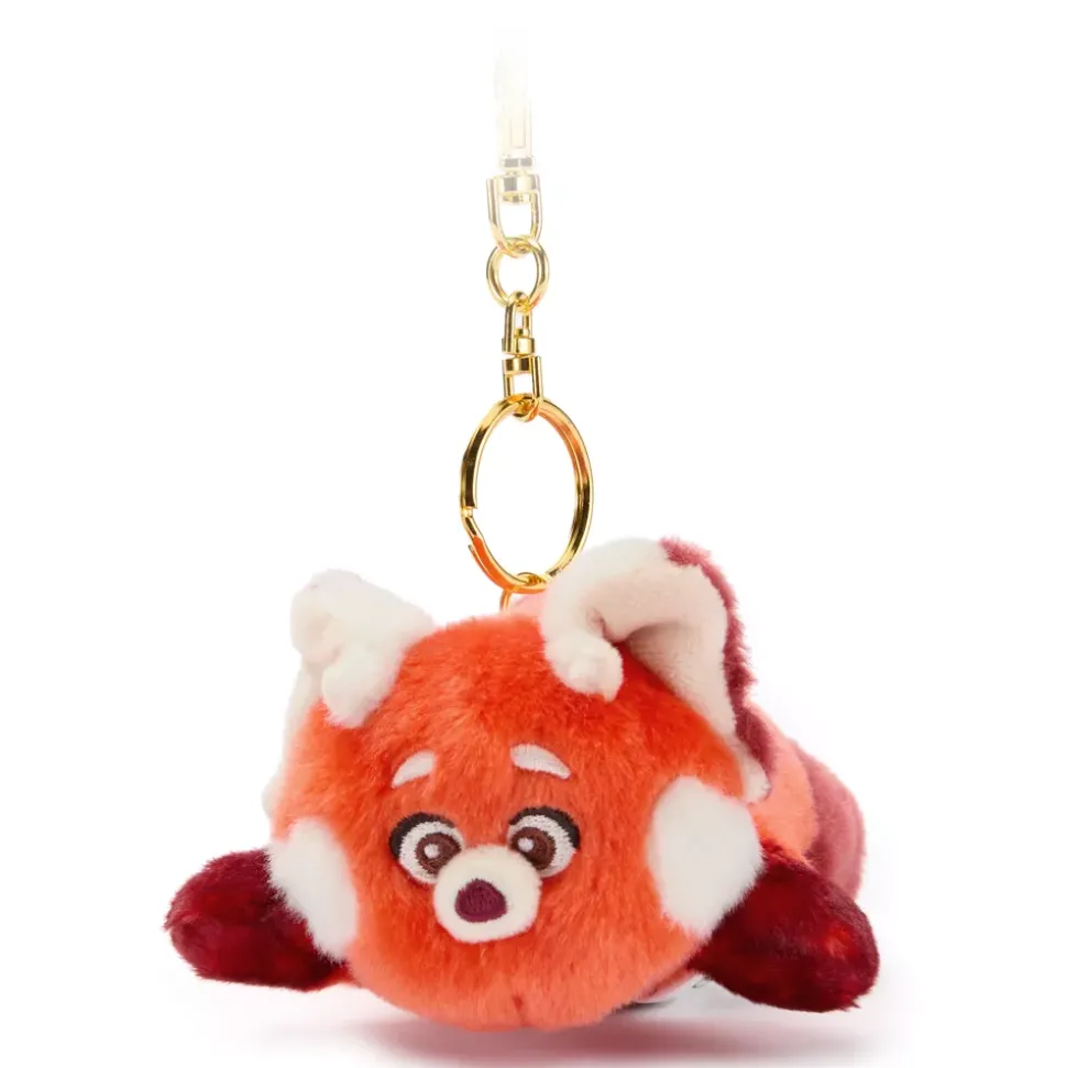 Disney Store Japon Porte-clés petite peluche Mei Lee en panda roux, Alerte Rouge, 9 cm environ