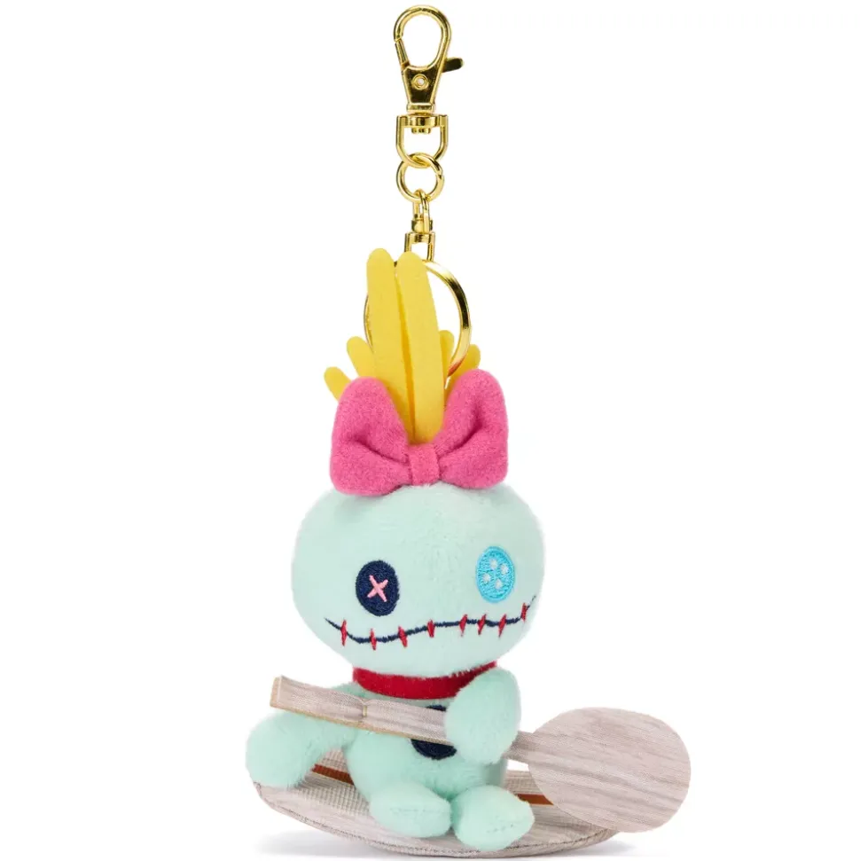 Disney Store Japon Porte-clés petite peluche Souillon sur un surf, Lilo & Stitch, 14 cm
