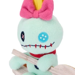 Disney Store Japon Porte-clés petite peluche Souillon sur un surf, Lilo & Stitch, 14 cm