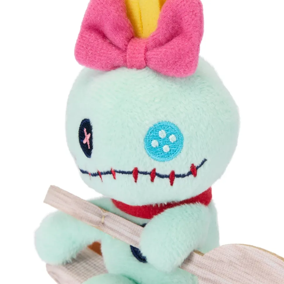 Disney Store Japon Porte-clés petite peluche Souillon sur un surf, Lilo & Stitch, 14 cm