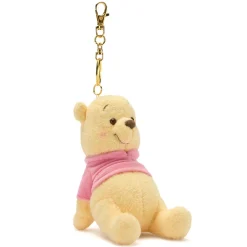 Disney Store Japon Porte-clés petite peluche Winnie l'Ourson Soft Moments