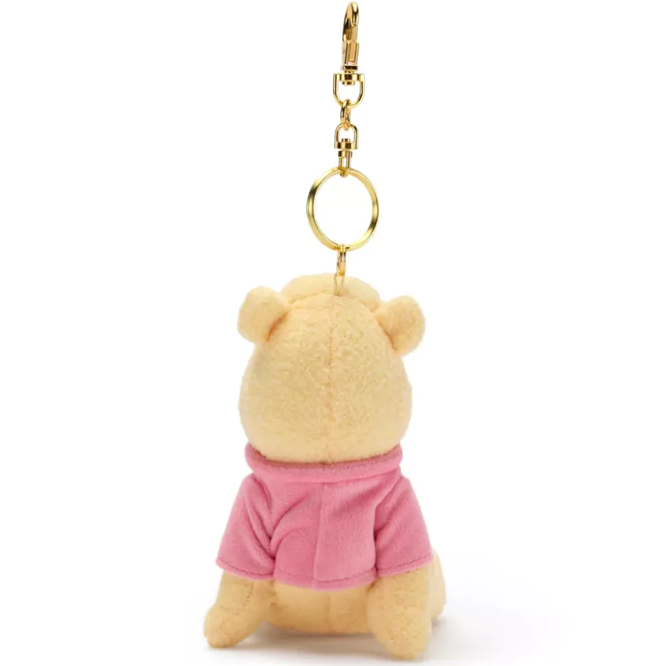 Disney Store Japon Porte-clés petite peluche Winnie l'Ourson Soft Moments