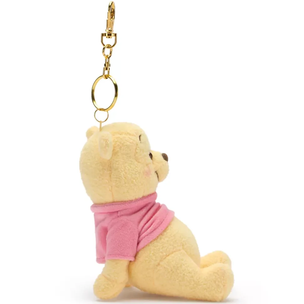 Disney Store Japon Porte-clés petite peluche Winnie l'Ourson Soft Moments