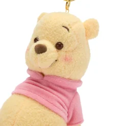 Disney Store Japon Porte-clés petite peluche Winnie l'Ourson Soft Moments