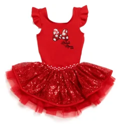 Ensemble body et tutu Minnie Rouge pour enfants