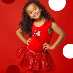 Ensemble body et tutu Minnie Rouge pour enfants