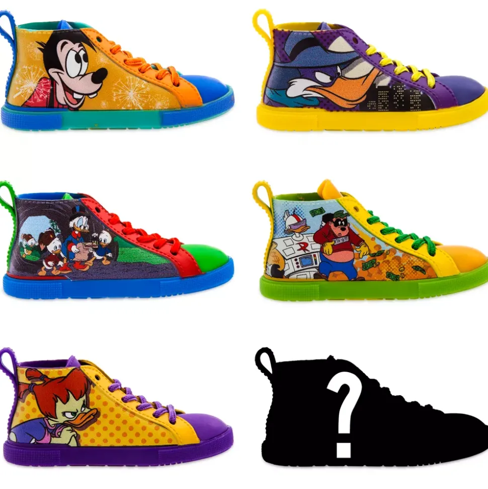 Ensemble de 6 baskets en vinyle collector Disney Lacers mystère, Série 3