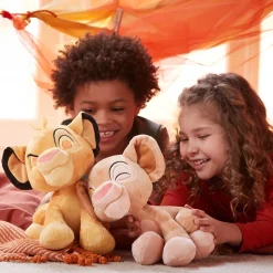 Ensemble de petites peluches Simba et Nala 30e anniversaire du Roi Lion