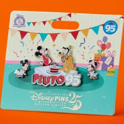 Ensemble de pin's 95e anniversaire de Pluto en édition limitée