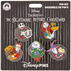 Ensemble de pin's L'Étrange Noël de Monsieur Jack de Tim Burton