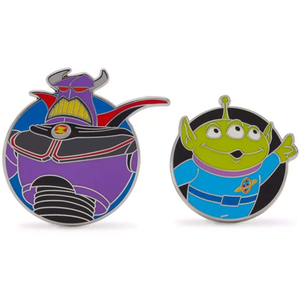Ensemble de pin's Zurg et Alien, Toy Story 2