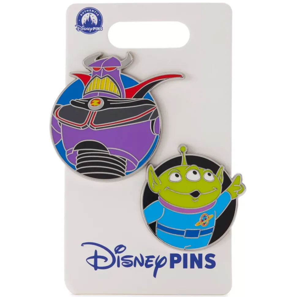 Ensemble de pin's Zurg et Alien, Toy Story 2