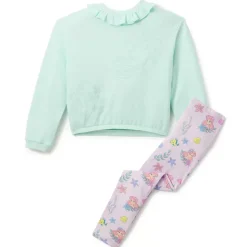 Ensemble haut et legging La Petite Sirène pour enfants