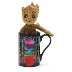 Ensemble Mug avec mini peluche Groot, Les Gardiens de la Galaxie