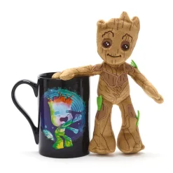 Ensemble Mug avec mini peluche Groot, Les Gardiens de la Galaxie