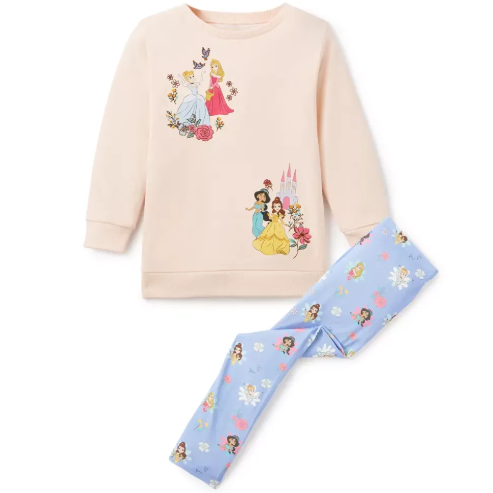 Ensemble sweatshirt et legging Princesses Disney pour enfants