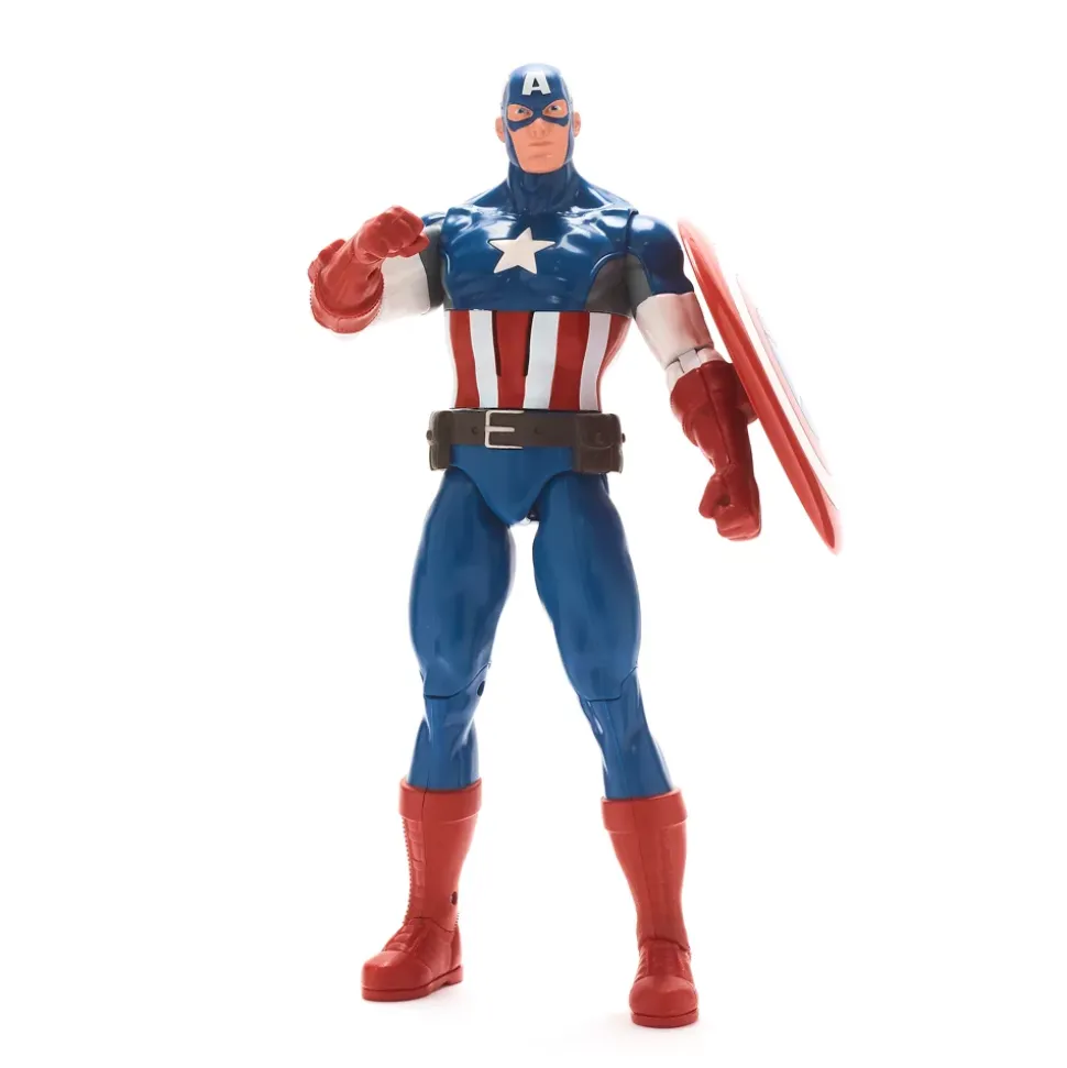 Figurine Captain America articulée parlante - 33 cm