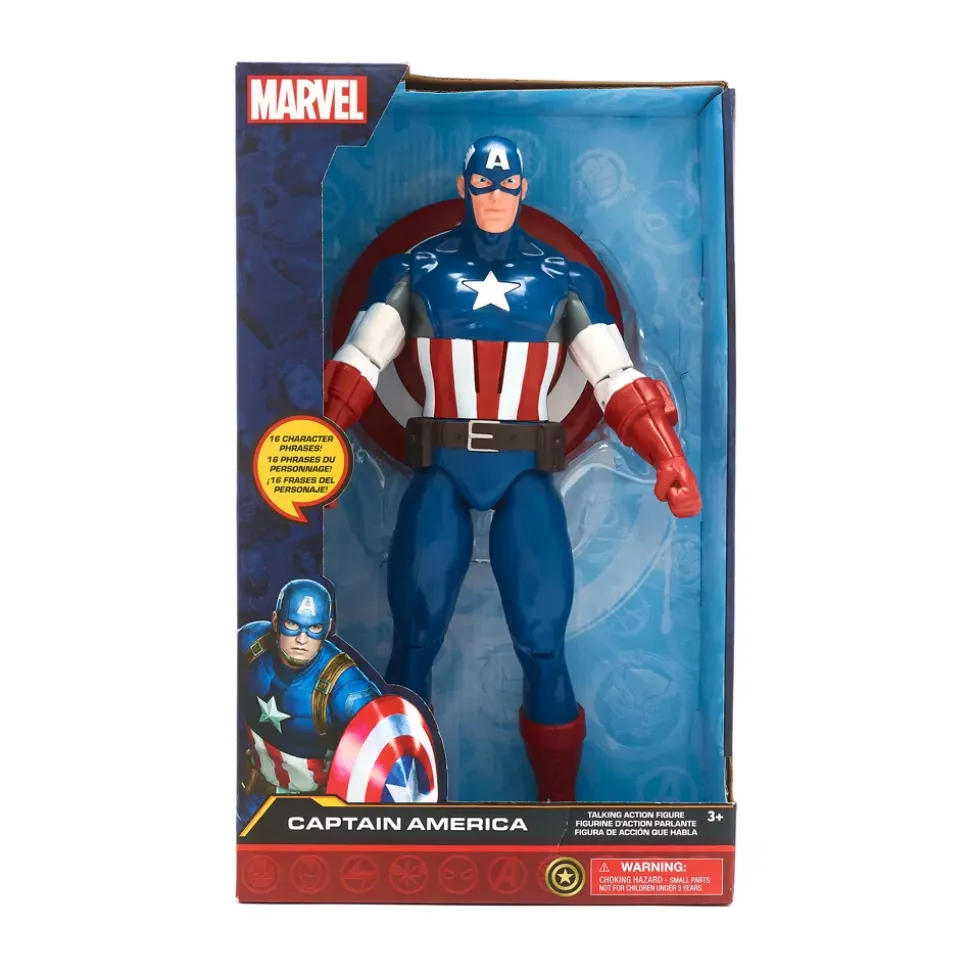 Figurine Captain America articulée parlante - 33 cm