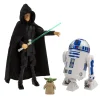 Figurine parlante Luke Skywalker et figurines R2-D2 et Grogu, Star Wars Power Force