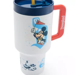 Gobelet avec paille Mickey Mouse et ses amis 70e anniversaire de Disneyland Resort