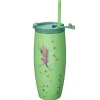 Gobelet Clochette avec paille en acier inoxydable, Peter Pan