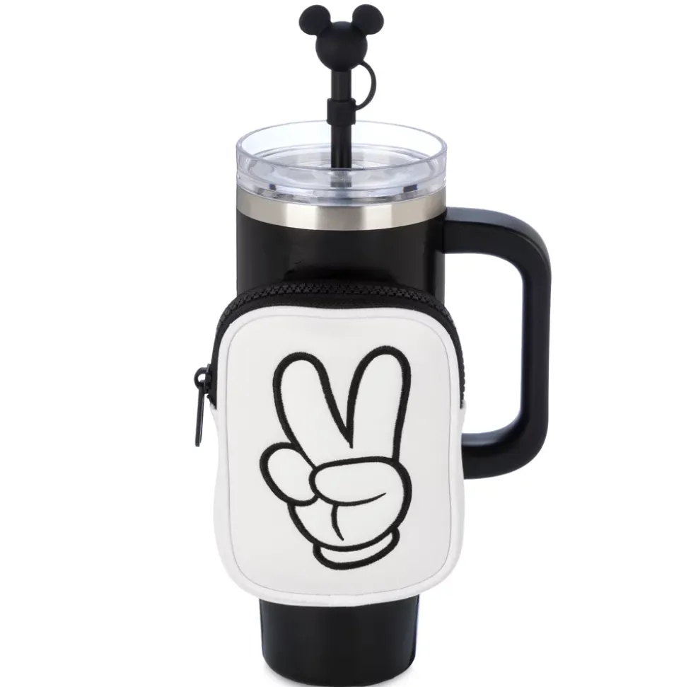 Gobelet Mickey en acier inoxydable avec pochette