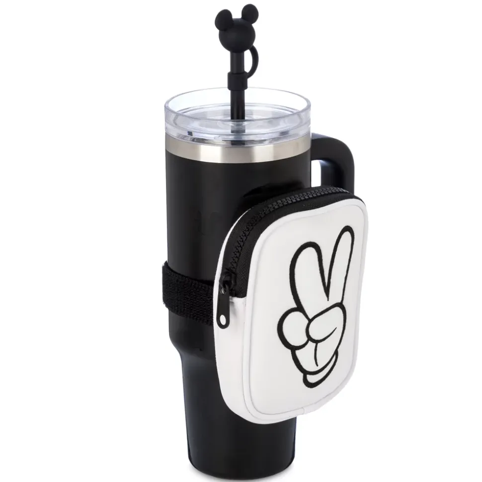 Gobelet Mickey en acier inoxydable avec pochette