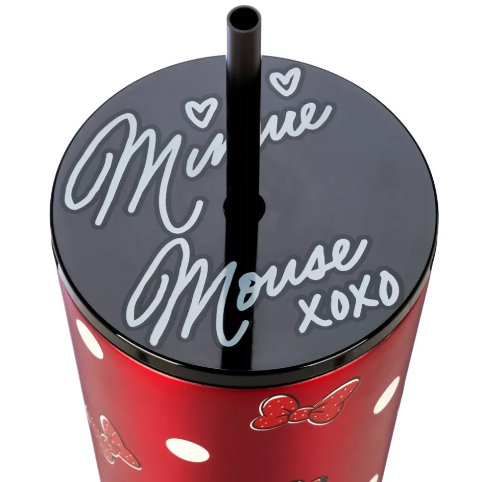 Gobelet Starbucks Minnie en acier inoxydable avec paille, Walt Disney World