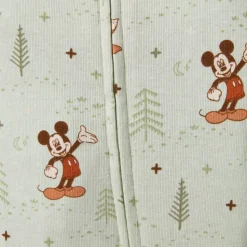 Grenouillère Mickey et Donald Duck en tissu extensible pour bébé